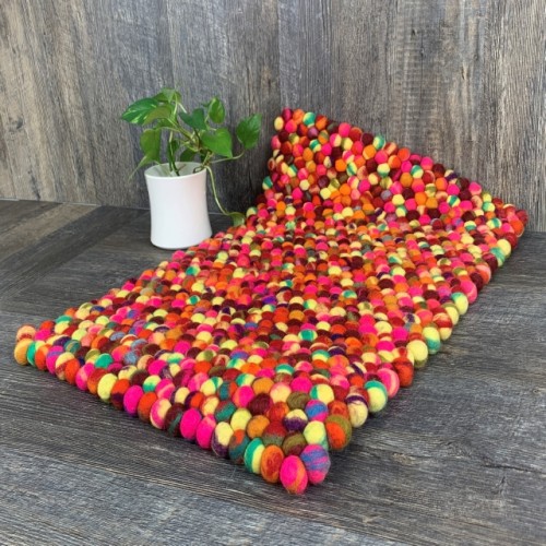 Yellow Red 18x30 Rug